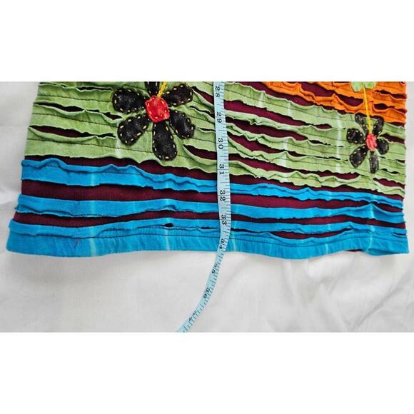 Himalayan Group Handcrafted in Nepal Embroidered Burgundy Dress XL - Picture 8 of 9